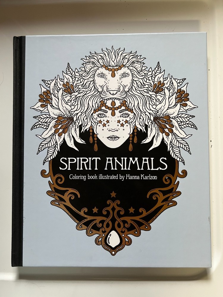 Spirit Animals Coloring Book: Published in Sweden as „Sjlsfrnder” (Hanna Kar…