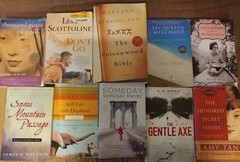 Lot of 8 Large Trade Literature Fiction Paperback Popular UNSORTED Mix Books Set