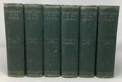 History Of The Jews Heinrich Graetz 1891-1898 Volumes 1-6 Antique Book Set