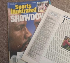 Lot of 25 Vintage BOXING Sports Illustrated Magazines Sugar Ray v Marvin Hagler