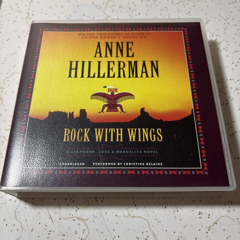 Anne Hillerman Rock with Wings CD Audio Book 9 Discs Navajo Mystery 10.5 Hours