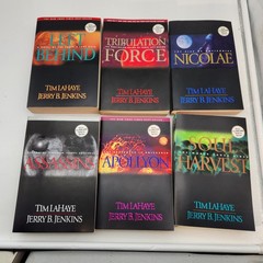 The Left Behind Book Series Lot 1-6 by Tim LaHaye & Jerry B Jenkins Vintage PB