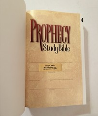 John Hagee Prophecy Study Bible NKJV Nelson 1462 Black Hardcover THUMB INDEX ED