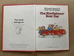 Lot of 6 Richard Scarry Busy Town Books 5 Vintage PB/HC