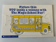 Lot of 9 Vintage Magic School Bus Books…5 Paperback…3 Hardcover…Extras…Stickers