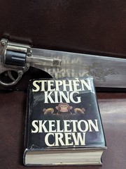 Stephen King Skeleton Crew 1st/1st HCDJ Putnam 1985 Vintage Horror Mylar