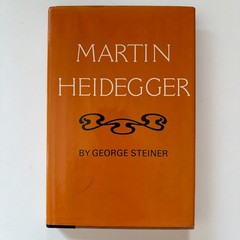 Martin Heidegger George Steiner 1979 Hardcover DJ Viking Press Modern Masters