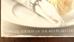 Better Homes & Gardens NEW COOKBOOK BRIDAL EDITION Cook Book Hardcover Red Plaid