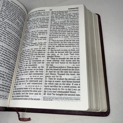 HOLY BIBLE NKJV Giant Print Reference Concordance 334BG 1992 Leather Maroon