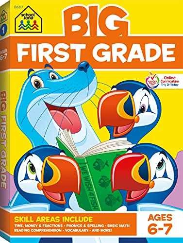 School Zone – Big First Grade – Paperback, by School Zone Joan – Acceptable p