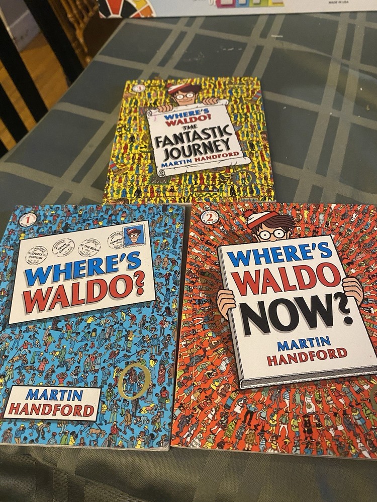 Where’s Waldo? Book Set Of 3 Martin Hanford Now Fantastic Journey