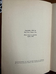 The Hotel Elizabeth Bowen First Edition 1928 294 pages