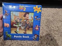 Toy Story 3 Puzzle Book by RH Disney Staff and Frank Berrios 5 Puzzles Pixar