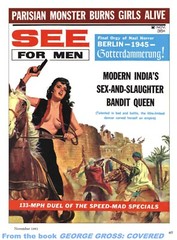 GEORGE GROSS: COVERED, trade paperback edition of a new men’s pulp mag art book