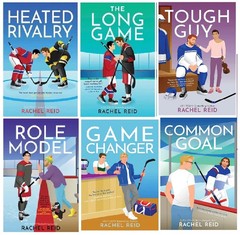 Rachel Reid 6 book set, heated rivaly + long game + role model + Game changer US