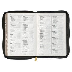 KJV Large Print Thinline Bible Black Zipper Indexed BRAND NEW in Shrink Wrap!!!
