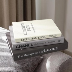 Luxury Linen Decorative Books Set of 3 – Minimalist Home Decor for Elegance