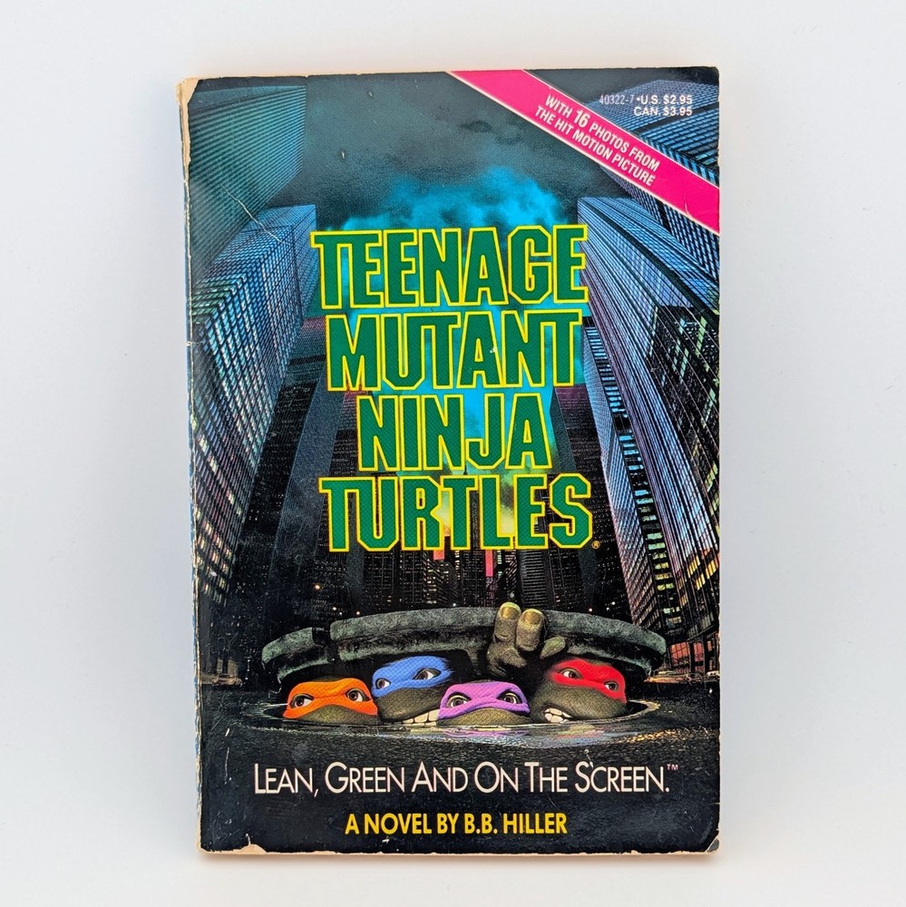 Teenage Mutant Ninja Turtles TMNT – BB Hiller 1990 Vintage Movie Tie-in PB
