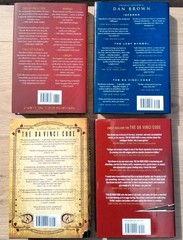 Lot of 4 HARDCOVER Robert Langdon books by Dan Brown FREE SHIPPING