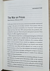 The War on Prices: Edited by Ryan A. Bourne – HC/DJ – ©2024 CATO Institute – New