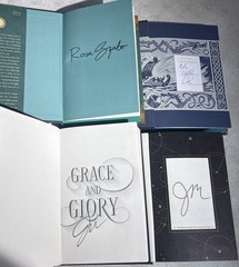 RARE AUTHOR SIGNED DELUXE HARDCOVER DJ NOVEL COLLECTION -Action/romance/suspense