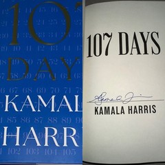 Kamala Harris SIGNED BOOK Vice President 107 Days HC AUTOGRAPHED 1ST EDITION