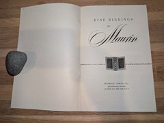 Fine bindings by Maurin – Maurice Inman, Inc. 1930’s brochure fine book binding