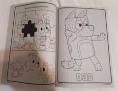Crayola BLUEY Jumbo Coloring & Activity Book 96 Pages with Sticker Sheet New!