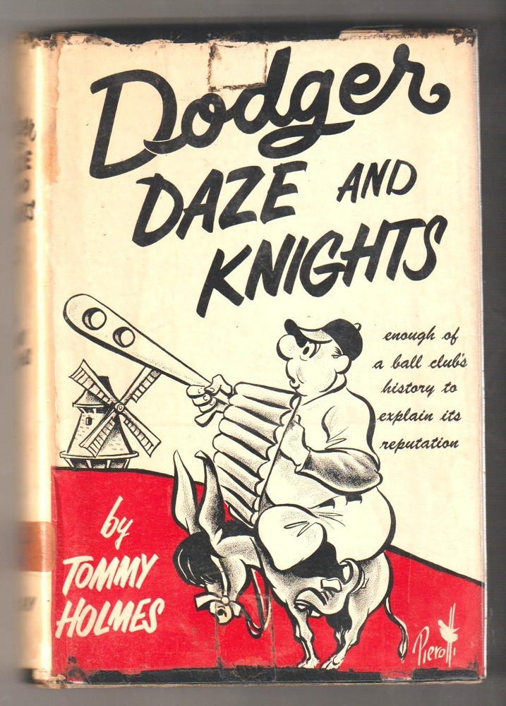 1953 Book „Dodger Daze and Knights” by Tommy Holmes Pre Owned