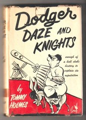 1953 Book „Dodger Daze and Knights” by Tommy Holmes Pre Owned