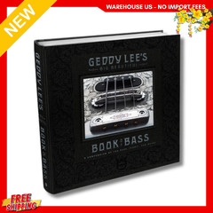 NEW Geddy Lee’s Big Beautiful Book of Bass Hardcover, 9780062747839, FREESHIP