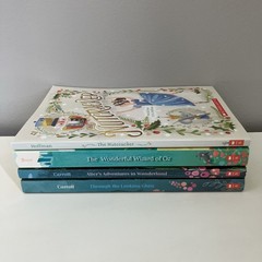 Jill Howarth Chapter Book Lot of 4 Nutcracker, Oz, Wonderland Homeschool VG