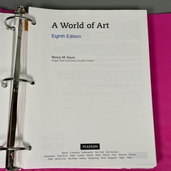 World of Art, A, Books a la Carte Edition (8th Edition) – Loose Leaf Binder GOOD
