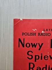 Vintage Polish Radio Song Book WH Sajewski 1943