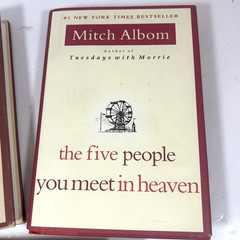 Mitch Albom Lot of 3: Tuesdays With Morrie / For One More Day / The Five People