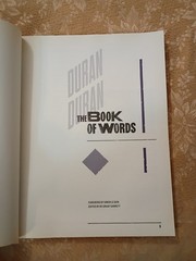 Duran Duran The Book of Words 1987 Omnibus Press Song Lyrics Music Book PB