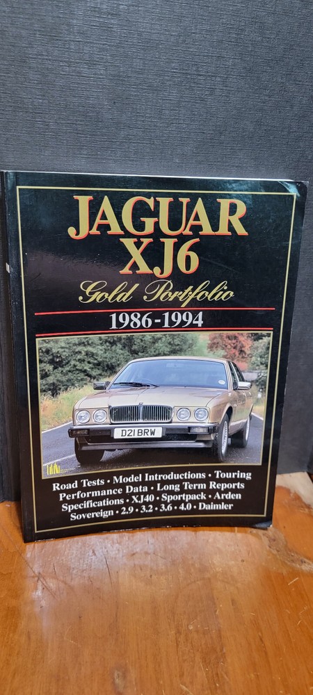 Book Jaguar XJ6 1986-1994 Gold Portfolio Brooklands 1995 Softcover