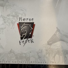 Horse Fever Hardback Book Marion Cultural Alliance Inc New Sealed
