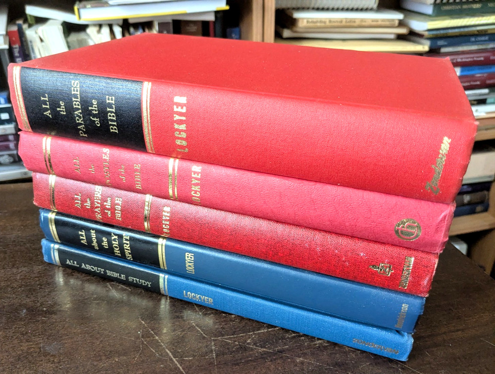 Herbert Lockyer „All” Series Lot of 5 Hardbacks – FAST SHIPPING