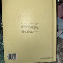 The Sesame Street Treasury Book Volume 1 Number Letters 1983 Hardcover Flaws