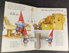 The Pop-Up Book of Gnomes ©1979 Vintage Abrams English Translation Cottagecore