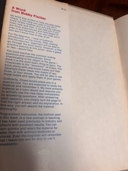 Bobby Fischer Teaches Chess VTG Hardcover Book