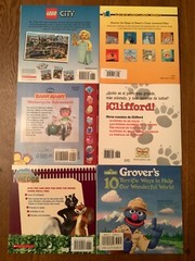 Boys Interest Clifford, Lego Paperback Picture Book Lot 6 Activities/Sticker EUC