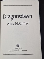 ​Anne McCaffrey DRAGONSDAWN 1988 1st/1st HCDJ Michael Whelan Dragonriders Pern