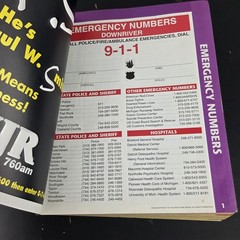 Detroit Downriver Area-Wide Telephone Directory 1998-99 TDI Talking Phone Book