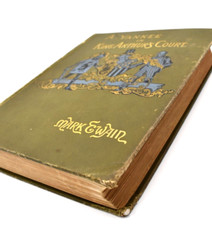1889 A Yankee in King Arthur’s Court Mark Twain 1st Edition Antique Book Novel