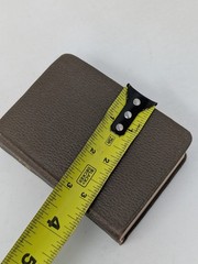 Vintage 1940s Miniature Holy Bible KJV Oxford Ruby 32mo Pocket Bible 40s