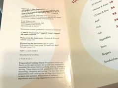 Campbell’s 1-2-3 Dinner Soup Can Shaped Cookbook Recipes