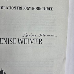 Denise Weimer Restoration Trilogy White Widow Witch 1 SIGNED Author Paranormal