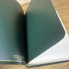 Living Bible Paraphrased Cowhide Leather Second Printing Tyndale Cowhide Green